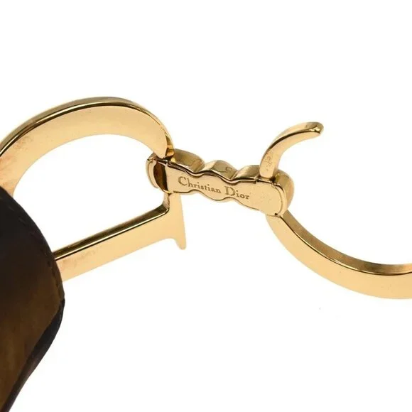 Christian Dior Brown Nylon Double Saddle Handbag RU0061 126277 - Picture 6 of 10